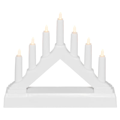 Świecznik adwentowy LED, 7 lampek, 13 cm