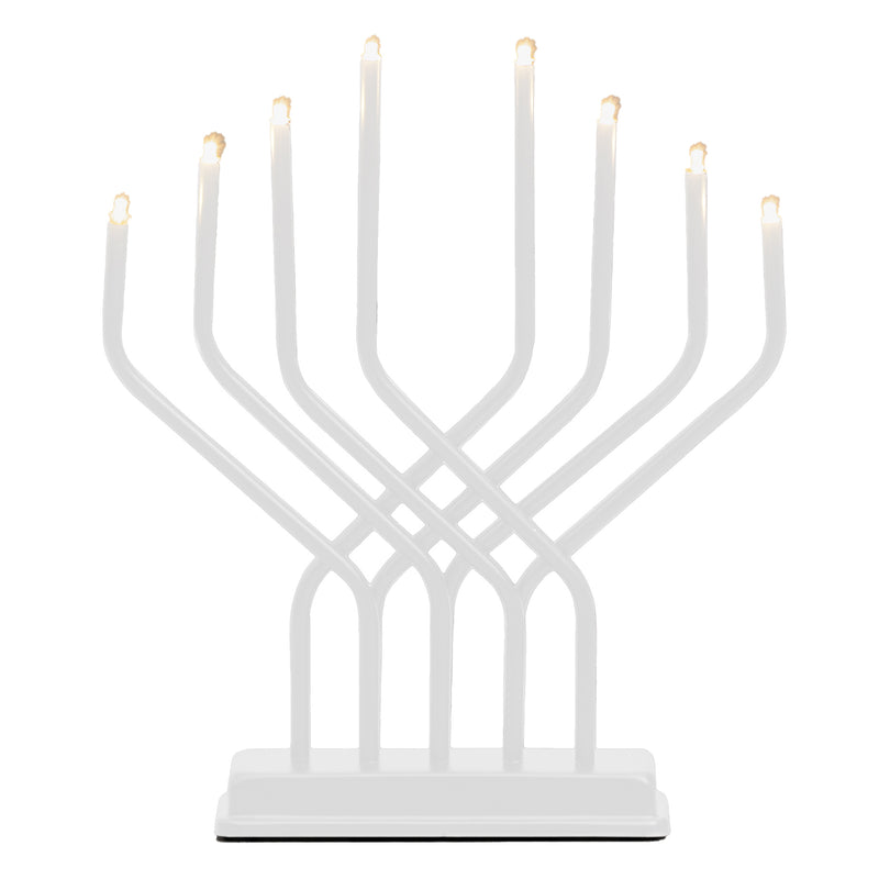 Świecznik adwentowy LED, 8 lampek, 32 x 27 cm