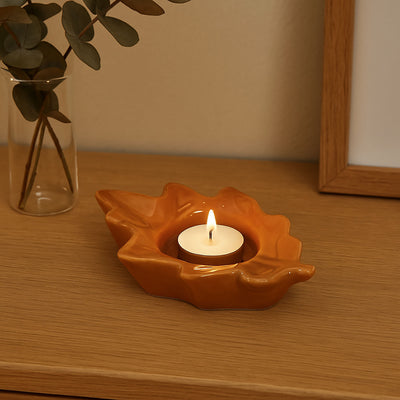 Świecznik na tealighta Liść dębu