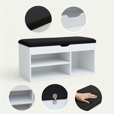 Szafka na buty z siedziskiem TRIA, 80 x 43 x 30 cm