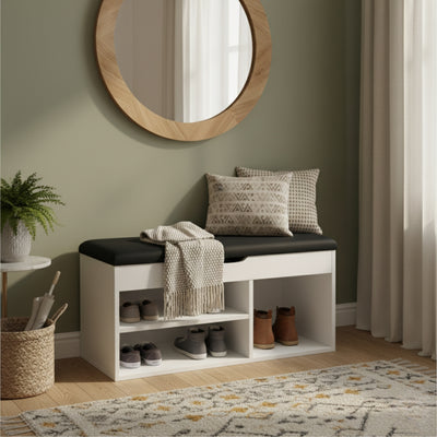 Szafka na buty z siedziskiem TRIA, 80 x 43 x 30 cm