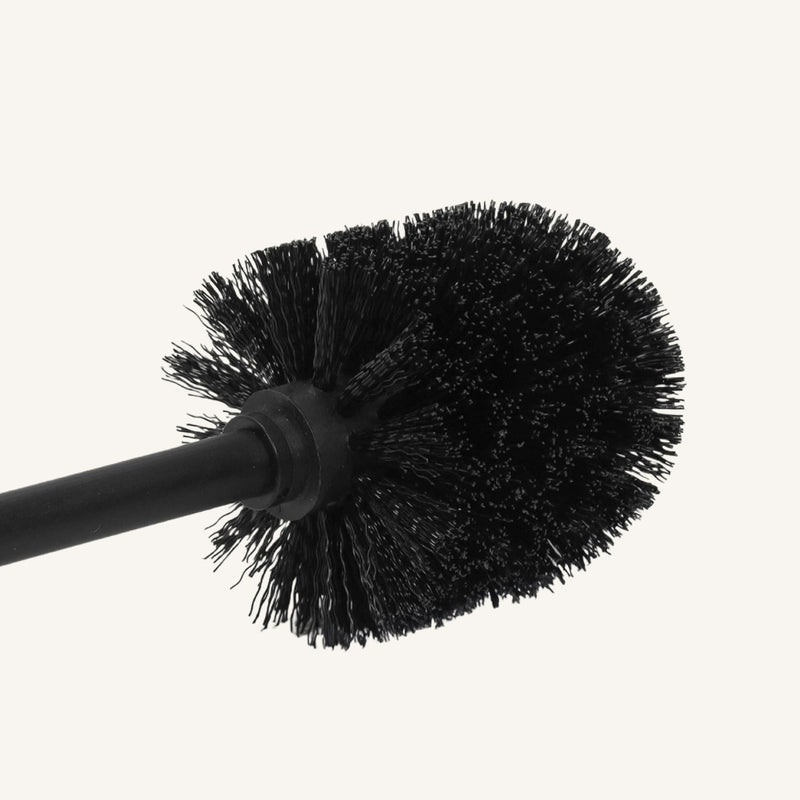 Szczotka WC ZETRU, z bambusowym wieczkiem