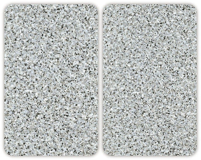 Szklane płyty ochronne GRANIT na kuchenkę – 2 sztuki, WENKO