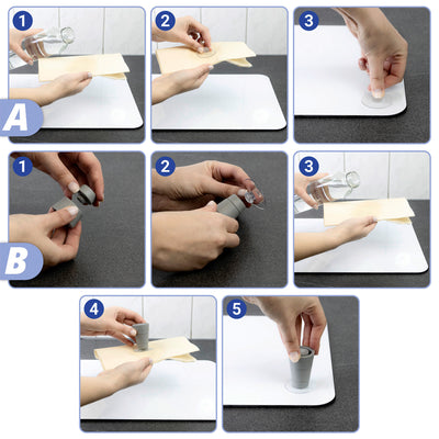 Szklane płyty ochronne MAKI na kuchenkę – 2 sztuki