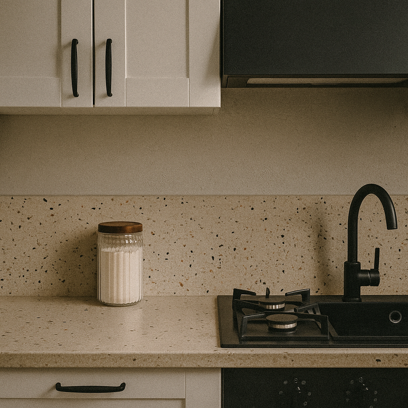 Szklany pojemnik na żywność HARMONY z drewnianą pokrywką