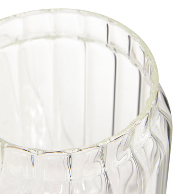 Szklany pojemnik na żywność HARMONY z drewnianą pokrywką