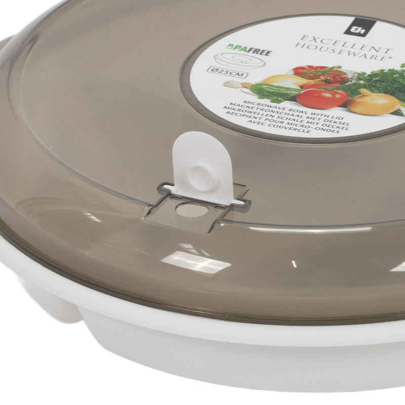 Talerz do mikrofalówki z pokrywką, Ø 24,5 cm