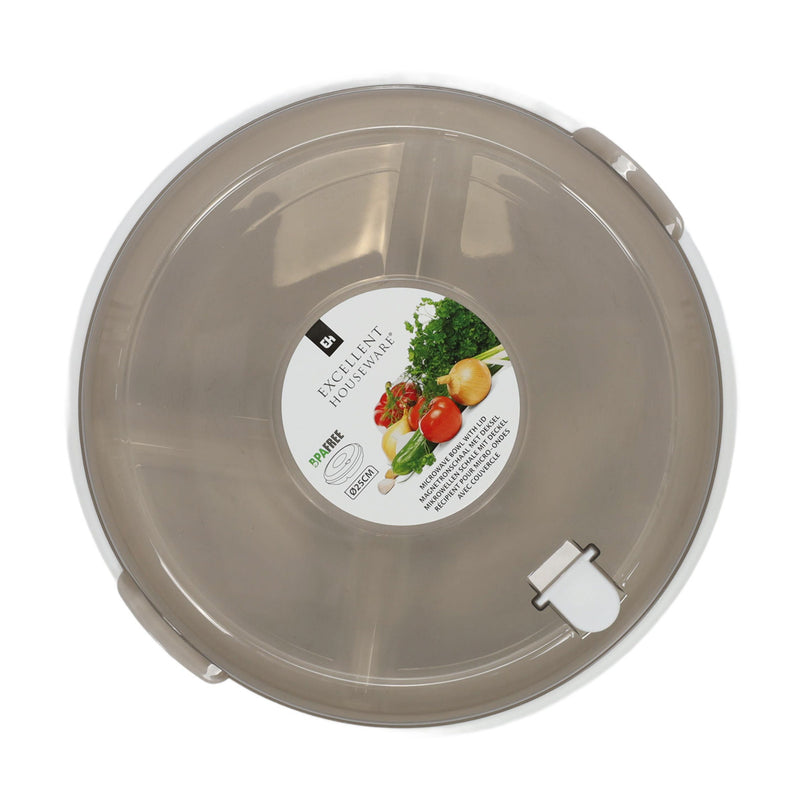 Talerz do mikrofalówki z pokrywką, Ø 24,5 cm