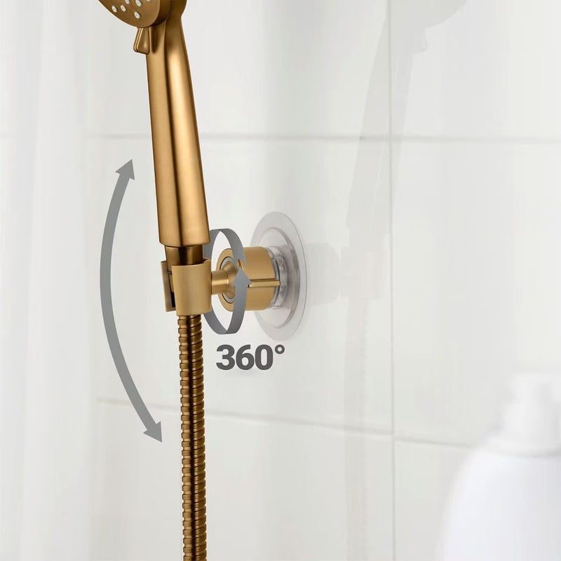 Uchwyt na słuchawkę prysznicową 360°, montaż bez wiercenia