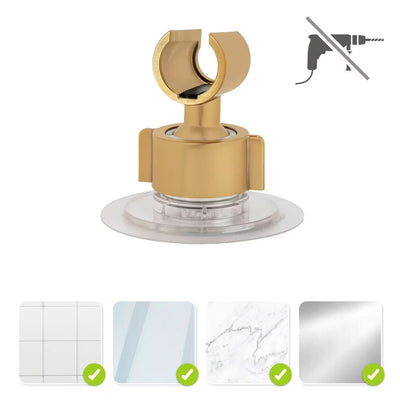 Uchwyt na słuchawkę prysznicową 360°, montaż bez wiercenia