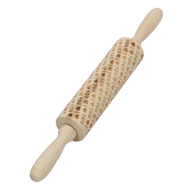 Wałek do ciasta ze wzorem, 35 cm