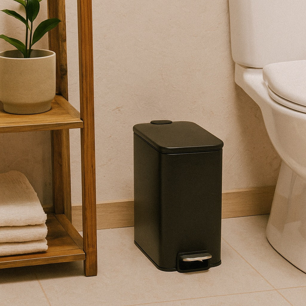 Wąski kosz łazienkowy BALVO, 5 l