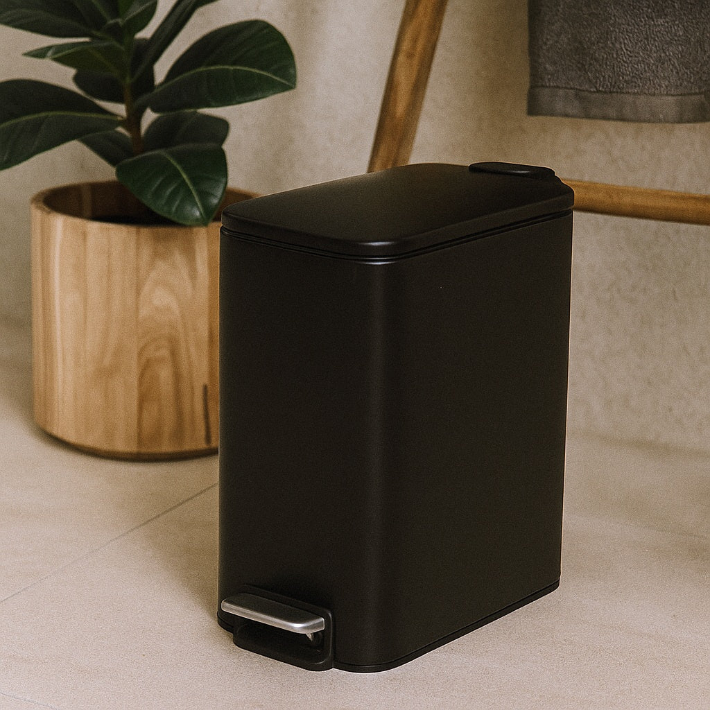 Wąski kosz łazienkowy BALVO, 5 l