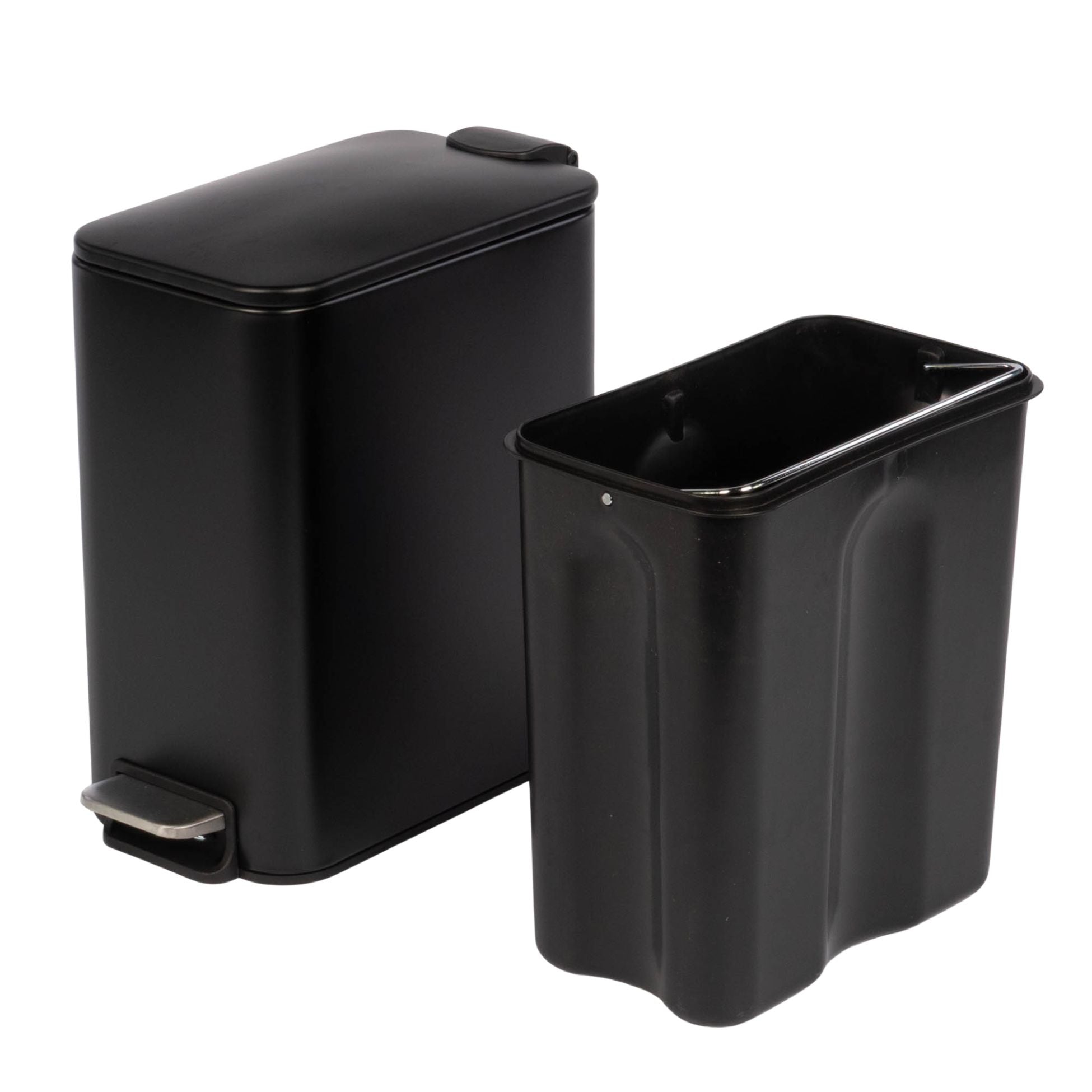 Wąski kosz łazienkowy BALVO, 5 l