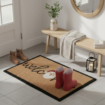 Wycieraczka z włókna kokosowego 59x39 cm, Święty Mikołaj