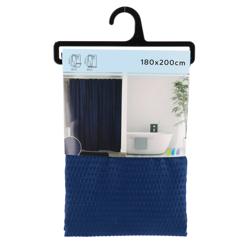 Zasłona prysznicowa z wodoodpornej mikrofibry SIMPLE, 180 x 200 cm