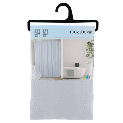 Zasłona prysznicowa z wodoodpornej mikrofibry SIMPLE, 180 x 200 cm