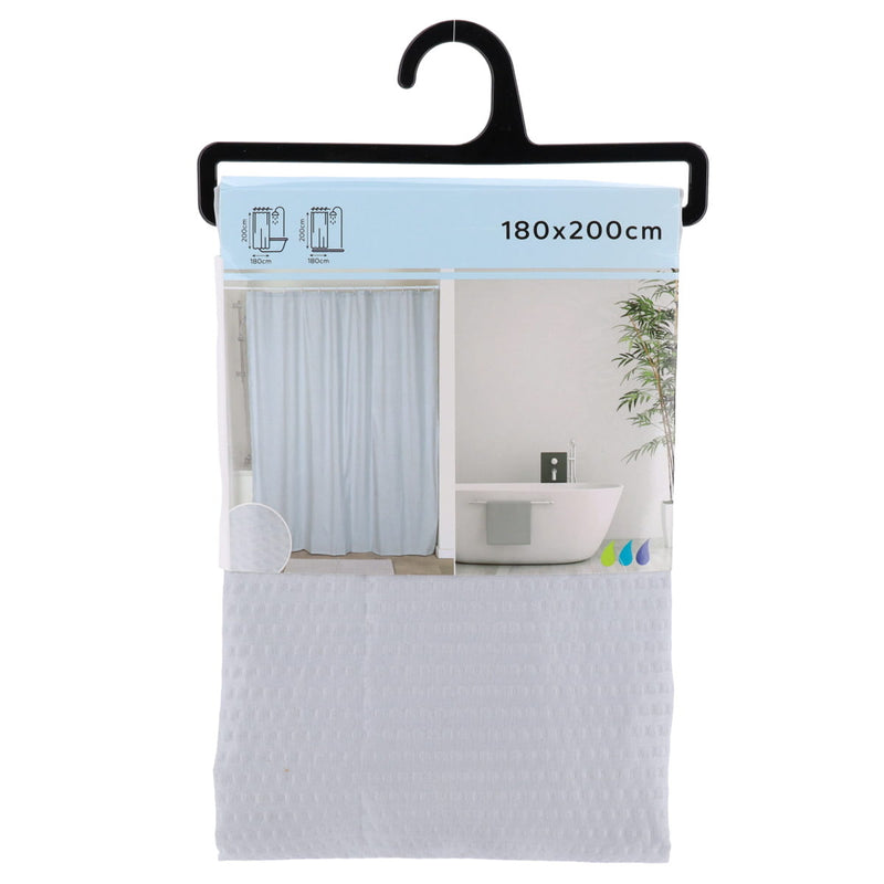 Zasłona prysznicowa z wodoodpornej mikrofibry SIMPLE, 180 x 200 cm