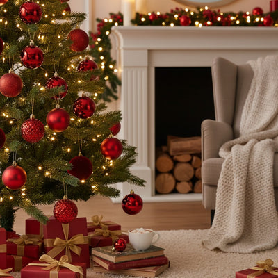 Zestaw 16 bombek choinkowych Ø 8 cm