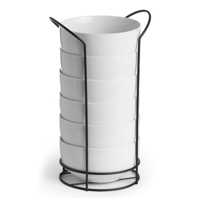 Zestaw 6 misek ze stojakiem, 800 ml 