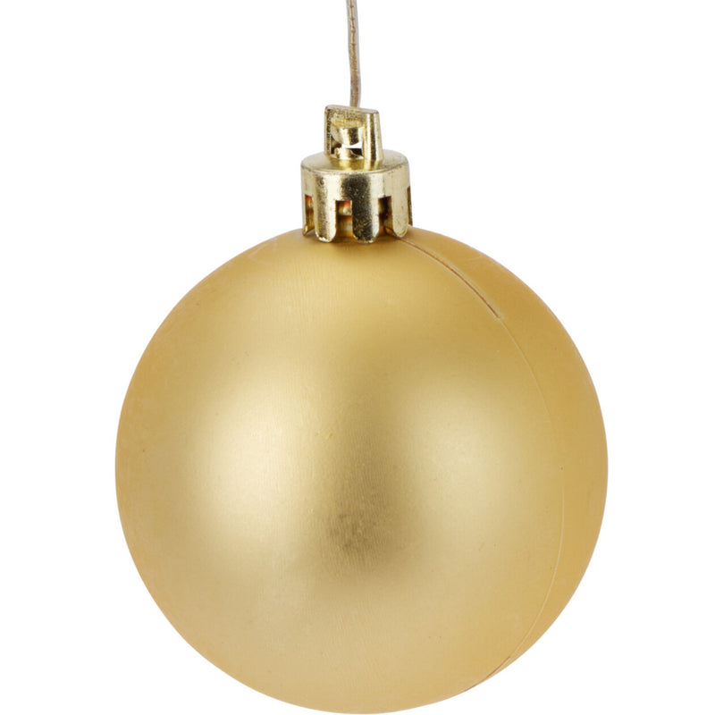 Zestaw bombek świątecznych w różnych rozmiarach, 60 szt.