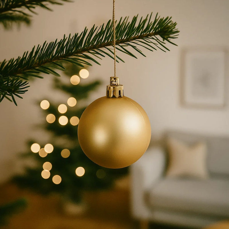 Zestaw bombek świątecznych w różnych rozmiarach, 60 szt.