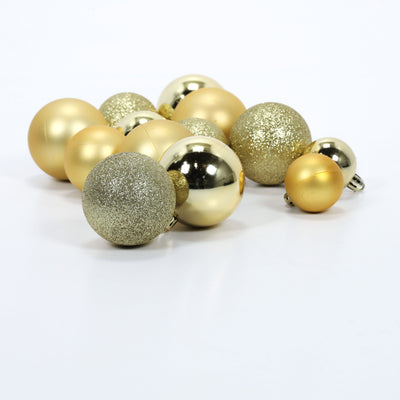 Zestaw bombek świątecznych w różnych rozmiarach, 70 szt.