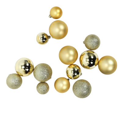 Zestaw bombek świątecznych w różnych rozmiarach, 70 szt.