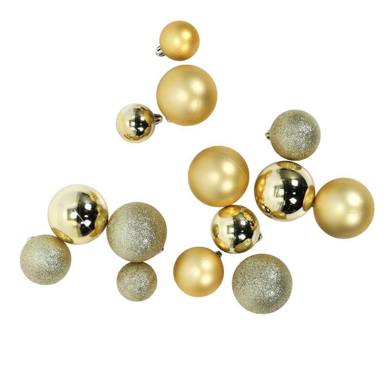 Zestaw bombek świątecznych w różnych rozmiarach, 70 szt.