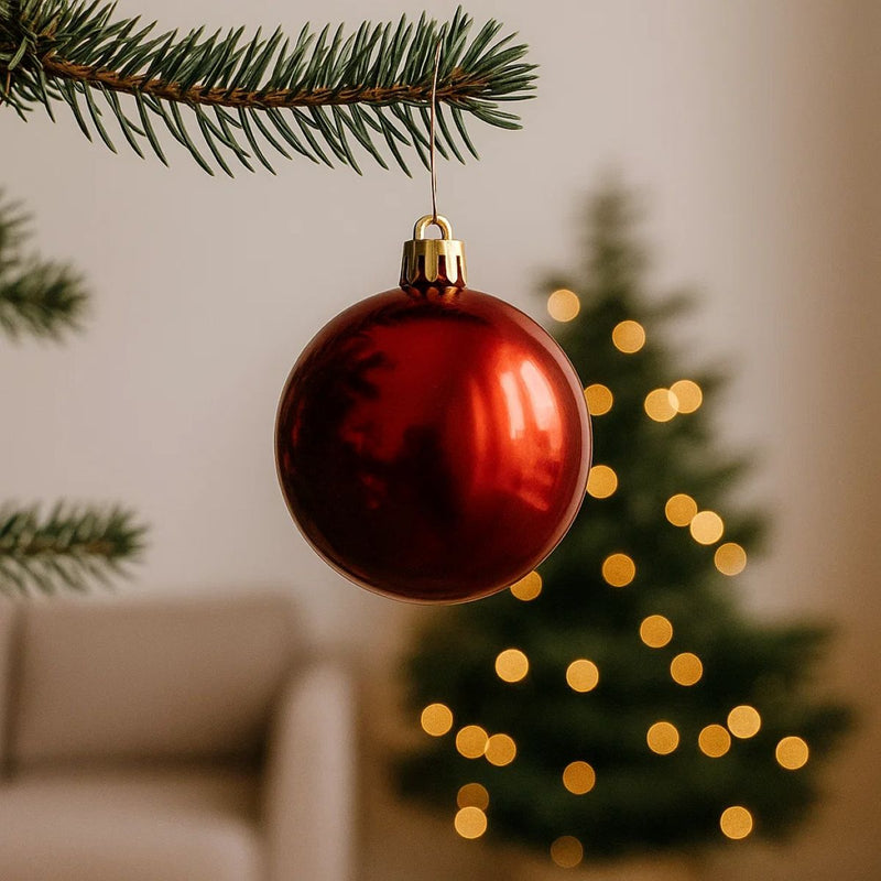 Zestaw bombek świątecznych w różnych rozmiarach, 70 szt.