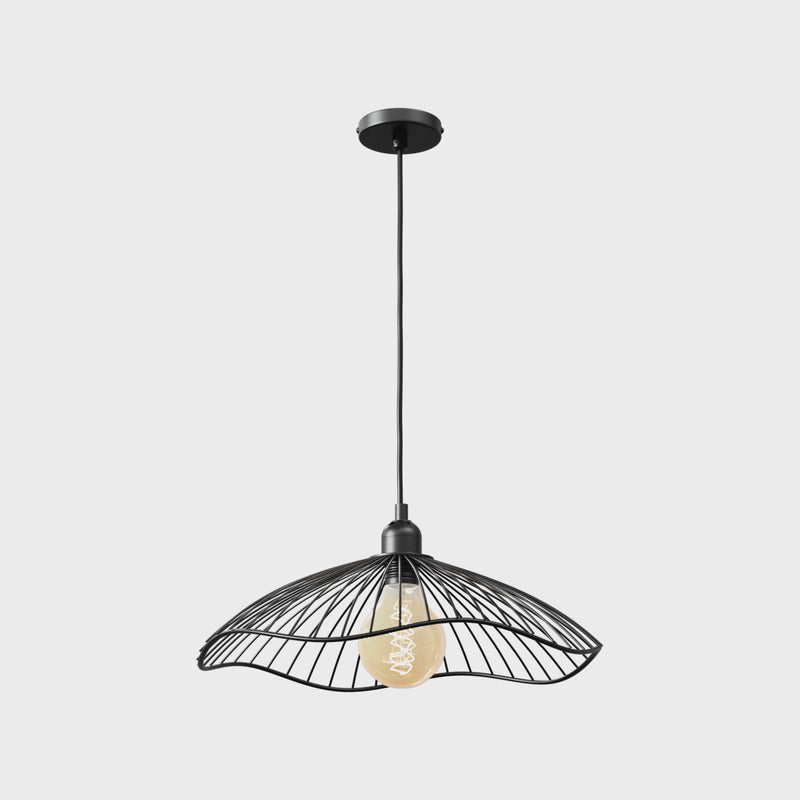 Lampa wisząca GALT, metalowa, Ø 34 cm