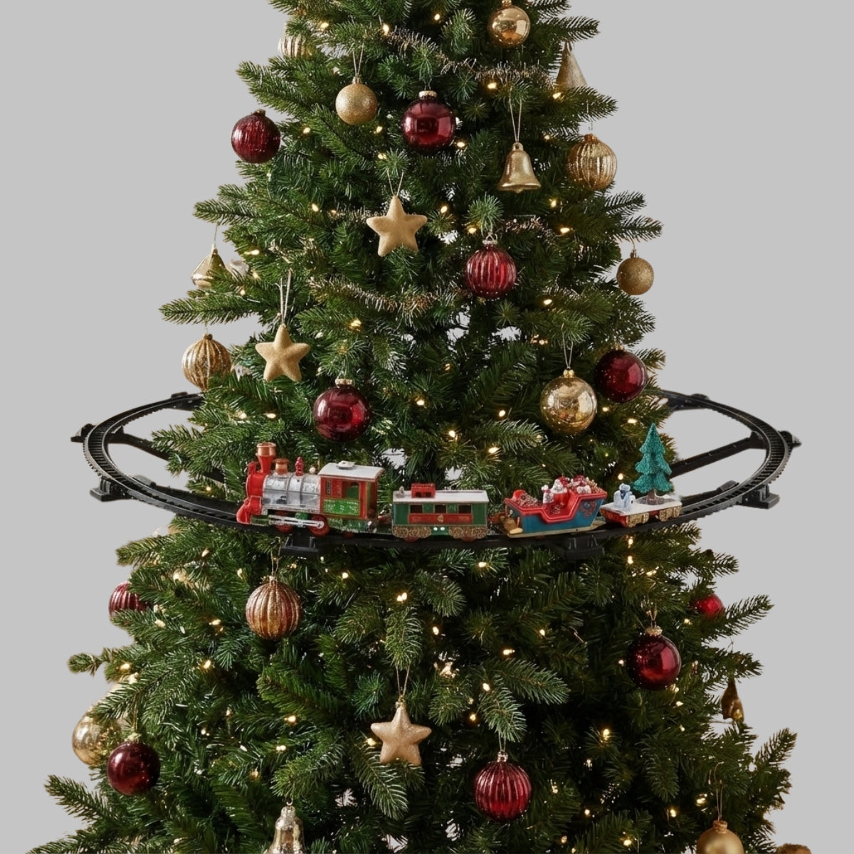 Świąteczny pociąg na choinkę, 23 elementy, Ø 87,5 cm
