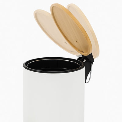 Kosz łazienkowy z bambusem ZETRU, 3 l