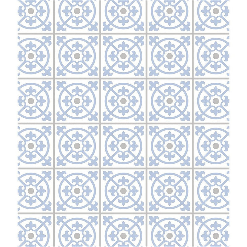 Szklana płyta ochronna TILE BLUE na ścianę - 60 x 70 cm, WENKO