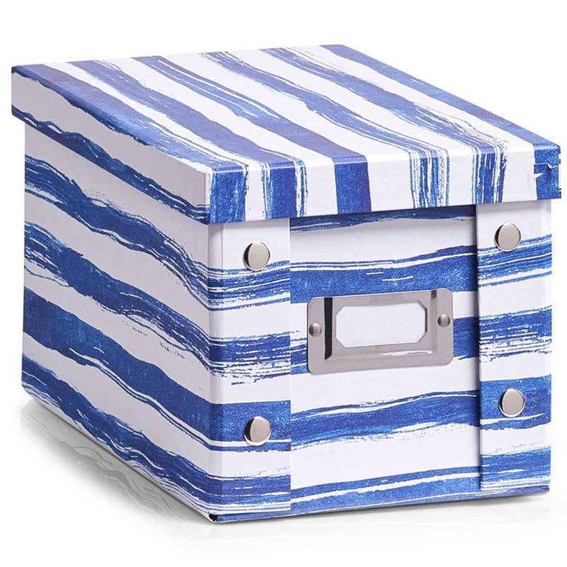 Pudełko do przechowywania BLUE STRIPES, 17x28x15 cm, ZELLER