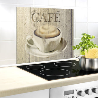 Szklana płyta ochronna CAFE na ścianę - 50 x 60 cm, WENKO
