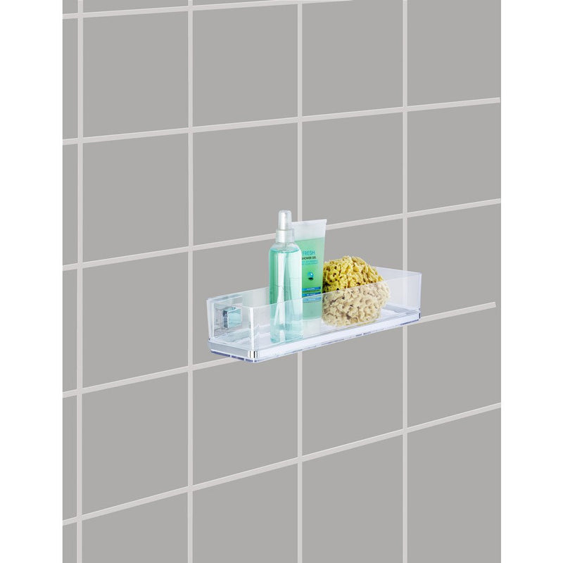 Prostokątna półka łazienkowa QUADRO, Vacuum-Loc, pod prysznic, WENKO