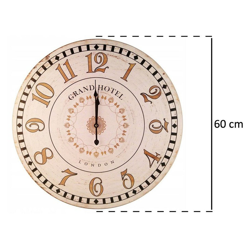 Zegar ścienny okrągły, Ø 60 cm