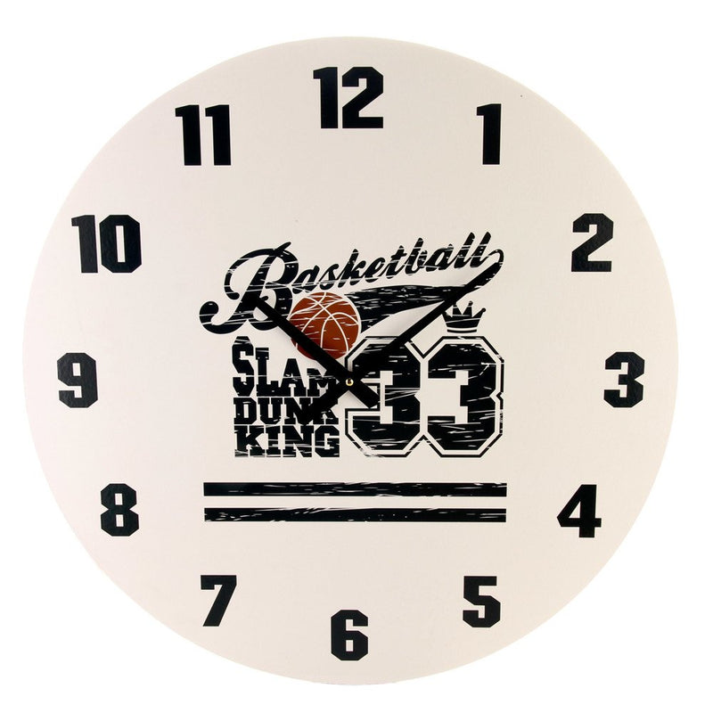 Zegar ścienny SPORT, Ø 60 cm Basketball