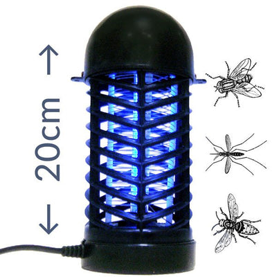 Lampa owadobójcza 2W 20cm czarna