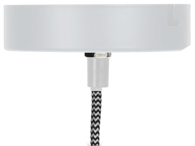 Metalowa lampa sufitowa - kolor biały
