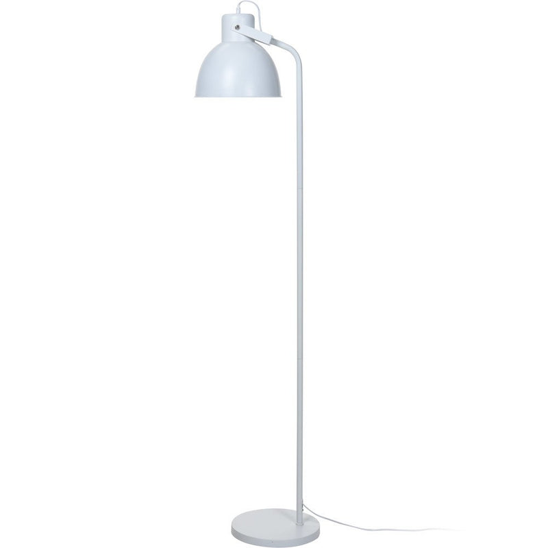 Metalowa lampa podłogowa, stojąca - kolor biały, wys. 170 cm
