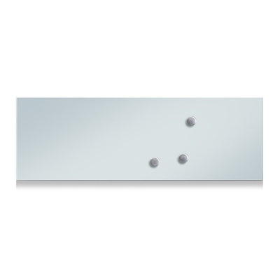 Biała tablica magnesowa z powłoką szklaną, tablica na notatki, tablica na ścianę, szklana tablica magnetyczna, tablice magnetyczne, ZELLER