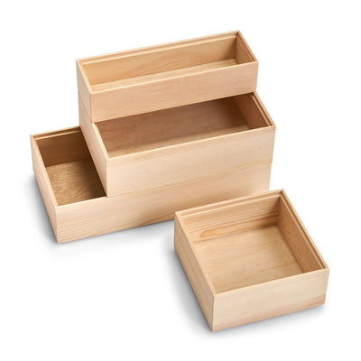 Sosnowy pojemnik do przechowywania przedmiotów, skrzynka z drewna sosnowego, wysokiej jakości pudełko.