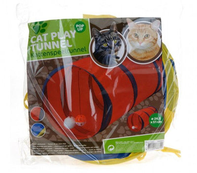 Tunel dla kota POP-UP + zabawki