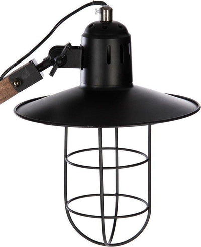Lampa podłogowa, stojąca - kolor czarny, 130 cm
