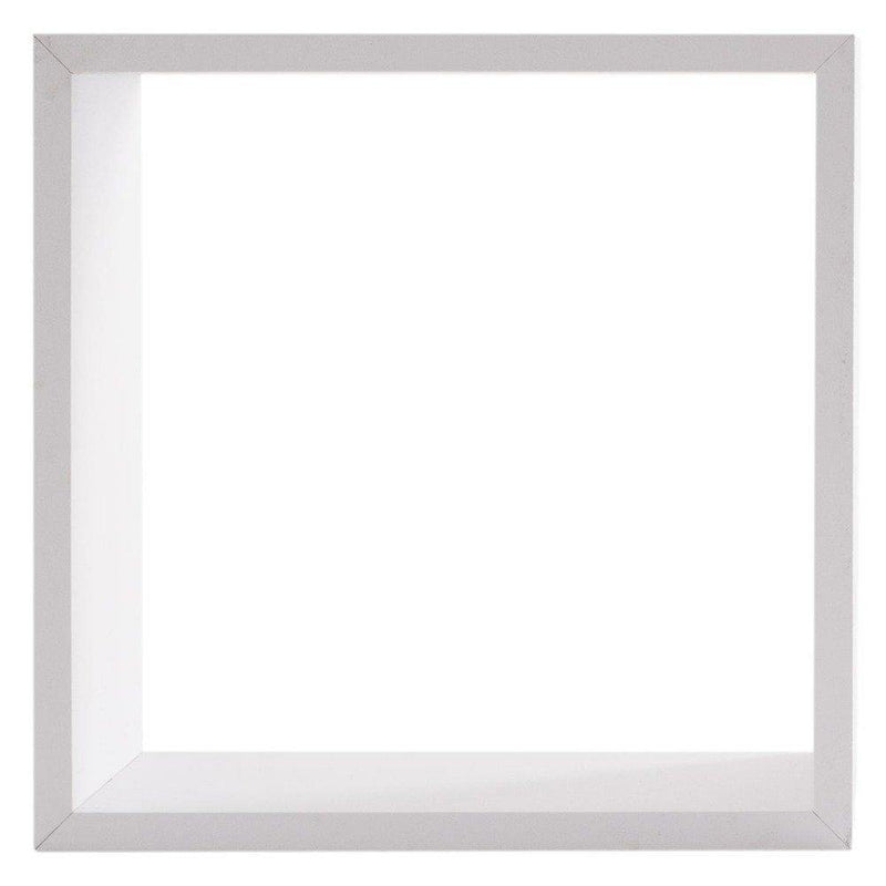 Komplet trzech półek dekoracyjnych ściennych CUBE L - kolor biały