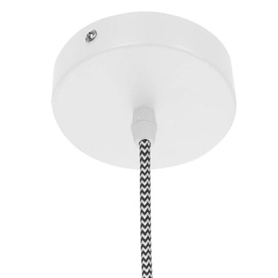 Metalowa lampa sufitowa kolor biały, Ø 10 cm