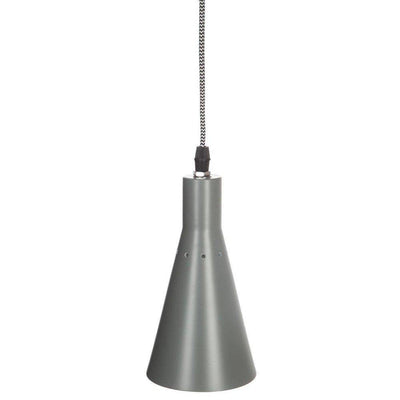Metalowa lampa sufitowa kolor szary, Ø 10 cm