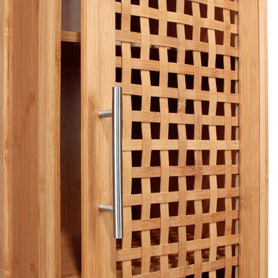 Bambusowy regał łazienkowy BAMBOU - 6 poziomów do przechowywania - EMAKO
